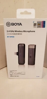 BOYA BY-WM3D 2.4GHz Wireless Microphone New - Image 1 of 4