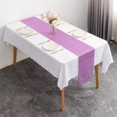 Embroider Decoration Design Dinner Hotel 4pc Table Wedding Party Luxury Sequin - Image 1 of 4