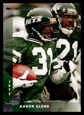 1997 Donruss #177 Aaron Glenn   New York Jets - Image 1 of 2