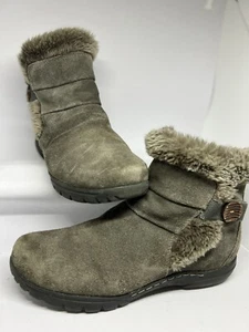 Bare Traps Damen-Stiefeletten Cammy braun Leder seitlicher Reißverschluss runde Spitze Größe 9,5 - Bild 1 von 9