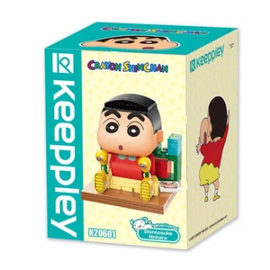 Official Licensed Qman Keeppley Crayon Shinchan Shinnosuke Nohara K20601 - Imagen 1 de 6