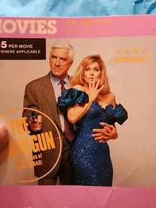 NAKED GUN 1989 POLICE SQUAD & RAIN MAN HOTEL PAY PER VIEW AD CARD PRESLEY CRUISE - Picture 1 of 9