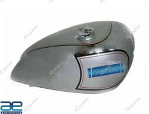 Compatible With Norton M18 1937 Silver Painted Petrol Fuel Gas Tank With Cap AEs - Foto 1 di 6
