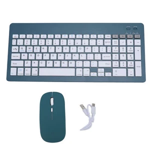 Wireless Keyboard And Mouse Set Noise Reduction Keyboard Mouse Set Ergonomic - Picture 1 of 24
