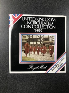 1983 United Kingdom Brilliant Uncirculated Coin Collection 8 Coin BR Mint Set - Picture 1 of 8