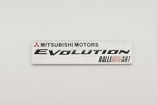 Emblem Badge Metal Chrome Color fit for Mitsubishi Lancer Evolution  Rear Trunk