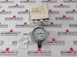 WIKA EN 837-1 Pressure Gauge 160 PSI Mounted Diaphragm Seal - Picture 1 of 11