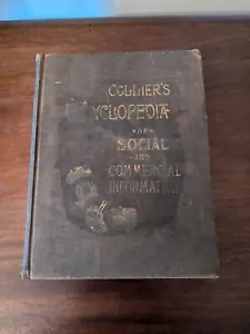 Collier's Encyclopedia of Social and Commercial Information 1882 Edition - Picture 1 of 5