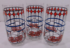 Set of 3 Libbey Pepsi Cola Tiffany-Style 16 oz Drinking Glasses