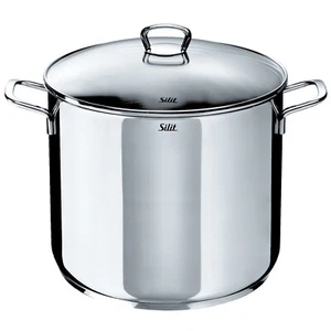 SILIT Gemüsetopf Suppentopf 28 cm - 12 Liter INDUKTION Glasdeckel - B Ware - - Bild 1 von 1