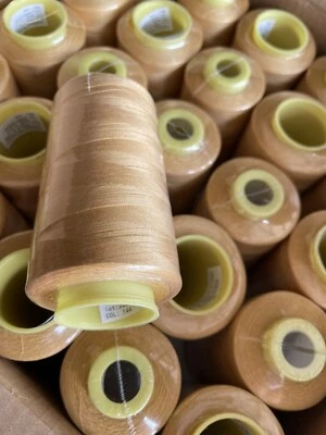 50 Spools BLONDE GOLD Color Serger Sewing Machine Threads T27  S2 100% Polyester - Image 1 of 4