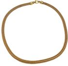 Women's Braided Necklace Solid Round 5.6mm Gold 585 Chain 45cm Ge