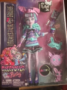 Monster High ~ Creepover ~ Fiesta G3 ~ TWYLA con Dustin ~ y accesorios para pijamas - Imagen 1 de 7