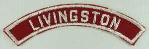 Livingston Community Strip RWS Red & White Shoulder Strip [QR1734] - Picture 1 of 1