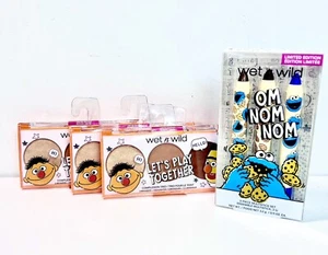 Wet n Wild Sesame Street Om Nom Nom 3 Piece MultiStick Set &3 Lets Play Together - Picture 1 of 8