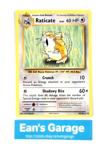 Pokemon Raticate Etapa 1 67/108 XY Evoluciones Raro - MN - Imagen 1 de 2