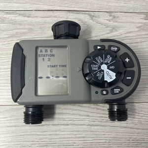 Orbit 56544 2 salidas manguera grifo temporizador programable sistema de rociadores retardo de lluvia - Imagen 1 de 10