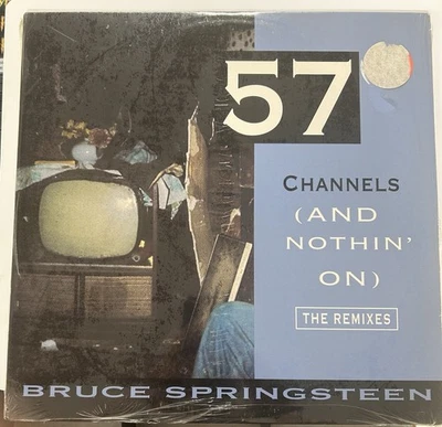 Bruce Springsteen - 57 Channels (And Nothin' On) Remixes (1992) Vinyl 12" Single - Image 1 of 2