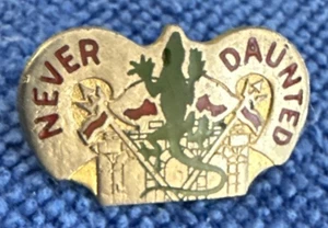 Prendedor de colección del 84º Batallón de Ingenieros del Ejército de los Estados Unidos nunca intimidado DI DUI Meyer D10 - Imagen 1 de 2