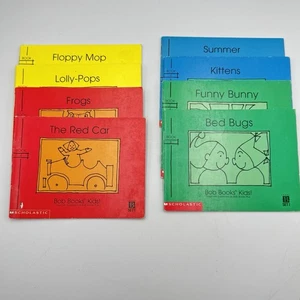 Scholastic Bob Books Kids! Early Readers Level B Set 1 Books 1-8 School Home - Picture 1 of 3
