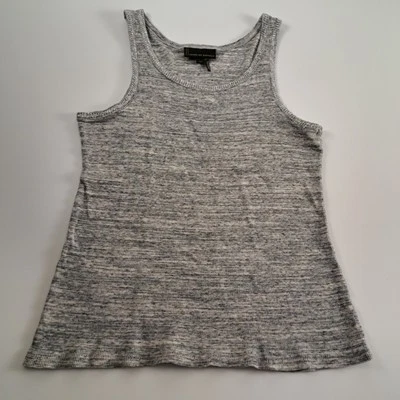 Jeans By Buffalo Tank Top Women's L (runs small) Gray Scoop Neck Sparkle stretch - Image 1 of 4