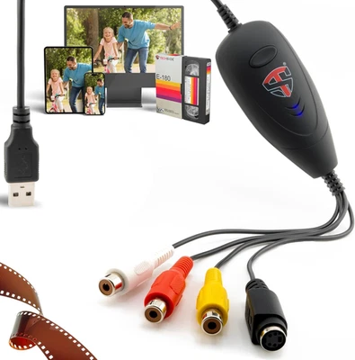 Video Grabber VHS 2025 | Convertitore Analogico Digitale | USB 2.0 PC Converter  - Immagine 1 di 4