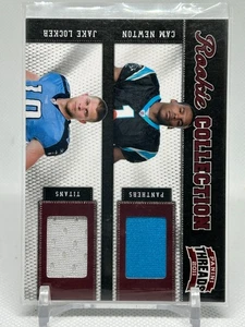 2011 Panini Threads Rookie Collection Cam Newton Jake Locker Dual Patch /299 - Picture 1 of 2