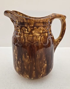 Vintage Bennington Pottery Rockingham pitcher 7 1/2" Farmhouse - Picture 1 of 8