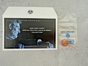 2019 W WEST POINT  SPECIAL EDITION  LINCOLN PROOF PENNY OGP Envelope & COA #5P14 - Picture 1 of 3