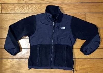 Chaqueta polar Denali negra lisa The North Face cremallera completa para mujer XS Foto 1 de 4