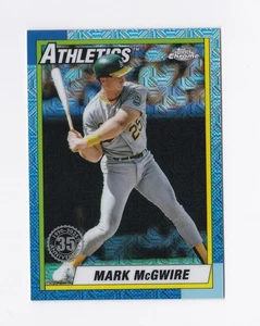 2025 Topps '90 Topps Silver Pack Chrome #T90C52 Mark McGwire Athletics A's - Picture 1 of 2