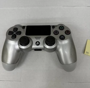 Sony DualShock 4 PS4 Playstation 4 Silber Wireless Controller - Gebraucht - Siehe Bilder - Bild 1 von 7