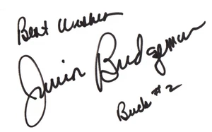 JUNIOR BRIDGEMAN 🤩 Autographed NBA 3X5 INDEX CARD (#2 of 2) 🏀 Milwaukee Bucks - Picture 1 of 1