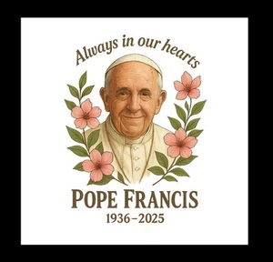 Pegatina 3" - Papa Francisco RIP Vaticano Pontif Amor Iglesia Católica Roma Paz - Imagen 1 de 1