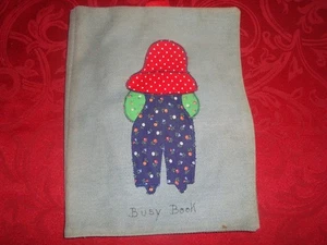 Hand Made Fabric Quiet Church Time/Busy Book Infant/Preschool 11 1/2" x 9" - Picture 1 of 3