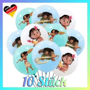 10x Vaiana Ballons ⭐ Moana Ballon Set Motto Party Luftballons Kindergeburtstag - Bild 1 von 8
