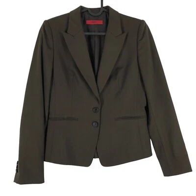 HUGO BOSS Mujer Aliva Blazer De Lana 100% Talla UK:10 - S - Imagen 1 de 4
