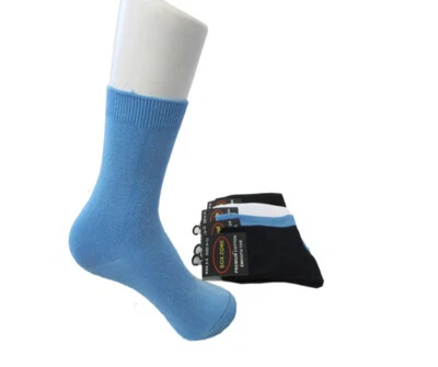  3 Pairs Kids Premium cotton School Socks Kids size 9-12 - image 1 of 4