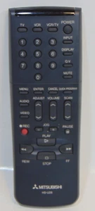 HS-U28 Mitsubishi Remote TV VCR HS-U200 Subs HS-U38 HS-U48 HS-U58 HS-U59 HS-U550 - Imagen 1 de 5