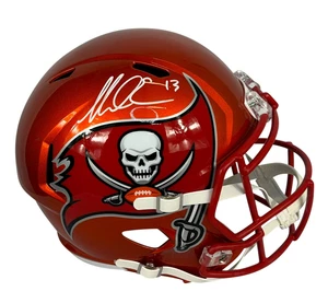 Mike Evans autographed signed Full Size helmet NFL Tampa Bay Buccaneers BAS COA - Picture 1 of 3