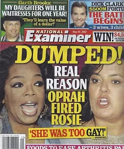 National Examiner Magazine May 14 2012 Oprah Winfrey Rosie O'Donnell Dick Clark - Picture 1 of 2