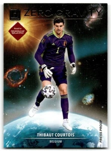2021 Panini Donruss Road to Qatar Thibaut Courtois #17 Zero Gravity Press Proof - Picture 1 of 2