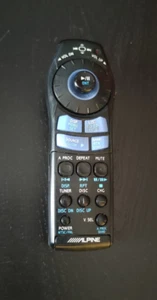 Telecomando Rue 4168 per autoradio Alpine made in japan selettore DVD / AUDIO - Foto 1 di 3