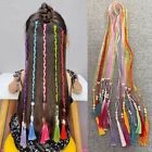 8Pcs Chinese Style Braided Hair Rope Ancient Headdress New Year Headwear  Girl