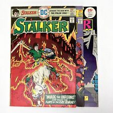 1975 Stalker Comic Lot of 3  #1 2 4 DC Sword & Sorcery Soulless Demon Warrior