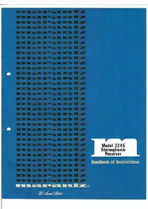 Marantz user manual Bedienungsanleitung für model 2245 englisch Copy - Bild 1 von 1