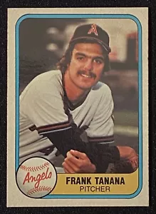 Tarjeta de béisbol Frank Tanana 1981 MLB California Angels Pitcher Fleer #276 - Imagen 1 de 2