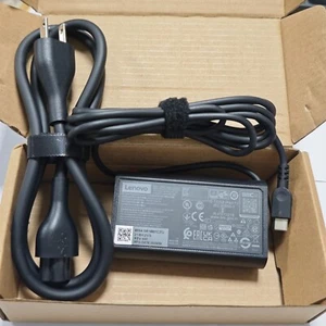 Genuine OEM 65W USB C Type C Adapter Charger Lenovo ADLX65YSCC3A New Slim Round - Picture 1 of 8