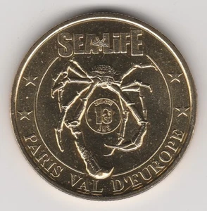 -- S/DATE TOKEN JETON MEDAILLES ET PATRIMOINE -- AQUARIUM CRABE-ARAIGNEE GEANT - Picture 1 of 2