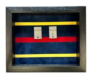 Gloucestershire (The Glosters) Medal Display Case. Black Frame - Picture 1 of 7